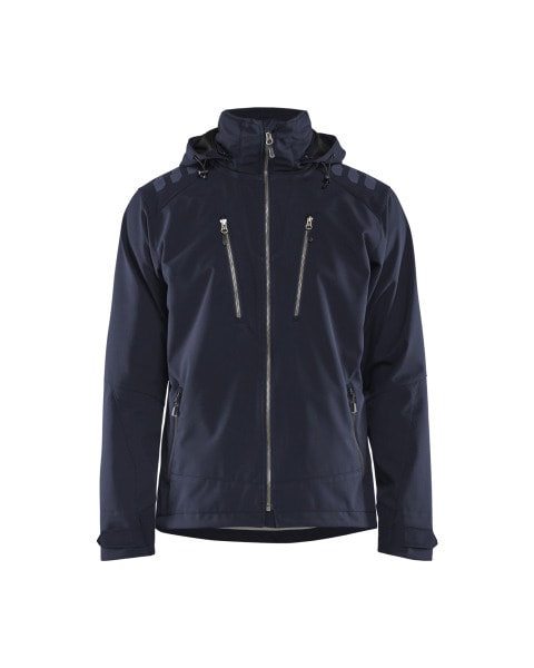 BLAKLAEDER - Softshell JackeDunkel Marineblau/Schwarz XXL