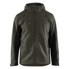 BLAKLAEDER - Softshell Jacke mit KapuzeDunkel Olivgrün/Schwarz 4XL
