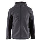 BLAKLAEDER - Softshell Jacke mit KapuzeMittelgrau/Schwarz XL