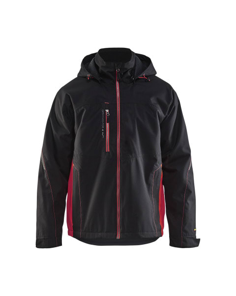 BLAKLAEDER - Shell JackeSchwarz/Rot S