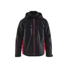 BLAKLAEDER - Shell JackeSchwarz/Rot L