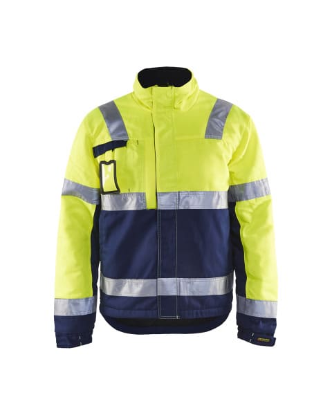 BLAKLAEDER - WinterjackeHigh Vis Gelb/Marineblau S