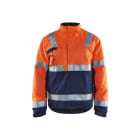 BLAKLAEDER - WinterjackeHigh Vis Orange/Marineblau L