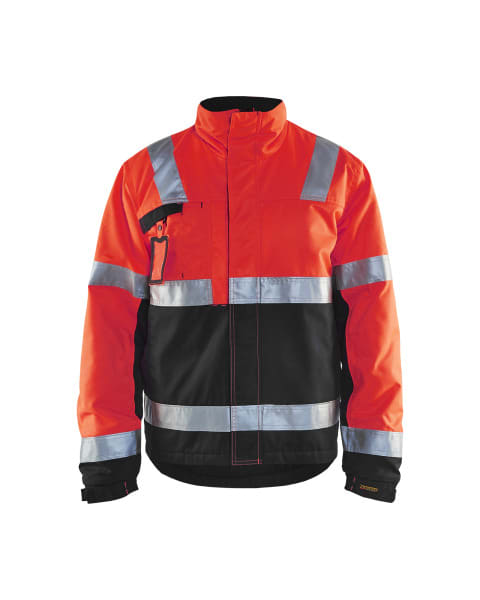 BLAKLAEDER - WinterjackeHigh Vis Rot/Schwarz 4XL