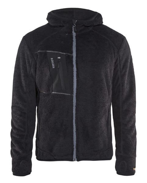 BLAKLAEDER - Fiberfleece JackeSchwarz/Silber S