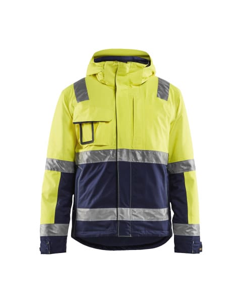 BLAKLAEDER - High Vis WinterjackeHigh Vis Gelb/Marineblau XXL