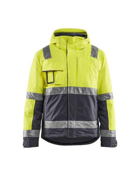BLAKLAEDER - High Vis WinterjackeHigh Vis Gelb/Mittelgrau 4XL