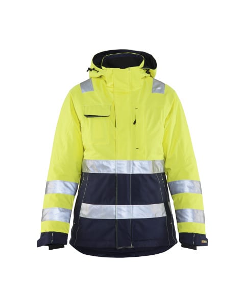 BLAKLAEDER - Damen High Vis WinterjackeHigh Vis Gelb/Marineblau XXXL