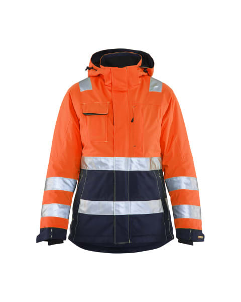 BLAKLAEDER - Damen High Vis WinterjackeHigh Vis Orange/Marineblau S