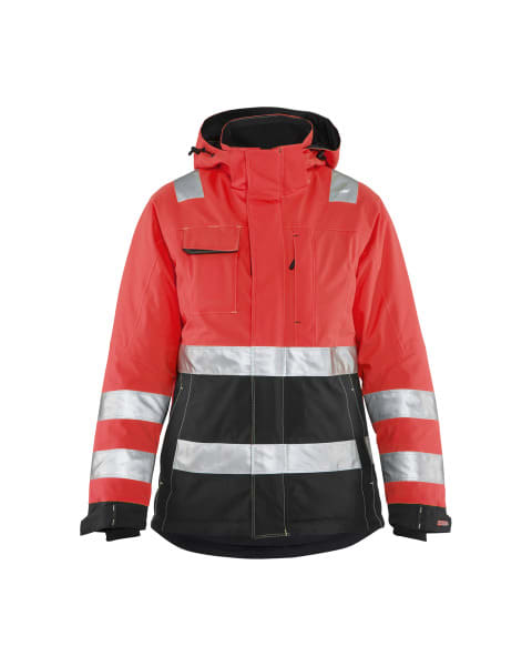 BLAKLAEDER - Damen High Vis WinterjackeHigh Vis Rot/Schwarz XXL