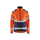 BLAKLAEDER - High Vis Softshell JackeHigh Vis Orange/Marineblau 4XL