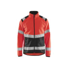 BLAKLAEDER - High Vis Softshell JackeHigh Vis Rot/Schwarz XXXL