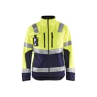 BLAKLAEDER - High Vis Softshell JackeHigh Vis Gelb/Marineblau S