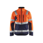 BLAKLAEDER - High Vis Softshell JackeHigh Vis Orange/Marineblau 4XL