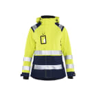 BLAKLAEDER - Damen High Vis Shell JackeHigh Vis Gelb/Marineblau L