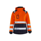 BLAKLAEDER - Damen High Vis Shell JackeHigh Vis Orange/Marineblau XL