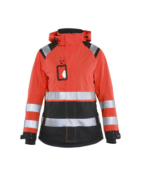 BLAKLAEDER - Damen High Vis Shell JackeHigh Vis Rot/Schwarz M