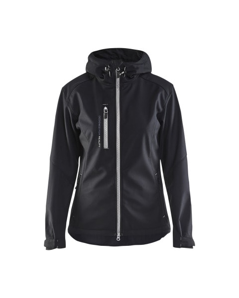 BLAKLAEDER - Damen Softshell JackeSchwarz/Silber XL