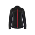 BLAKLAEDER - Damen Microfleece JackeSchwarz/Rot XS