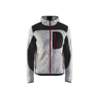 BLAKLAEDER - StrickjackeGrau Melange/Schwarz S