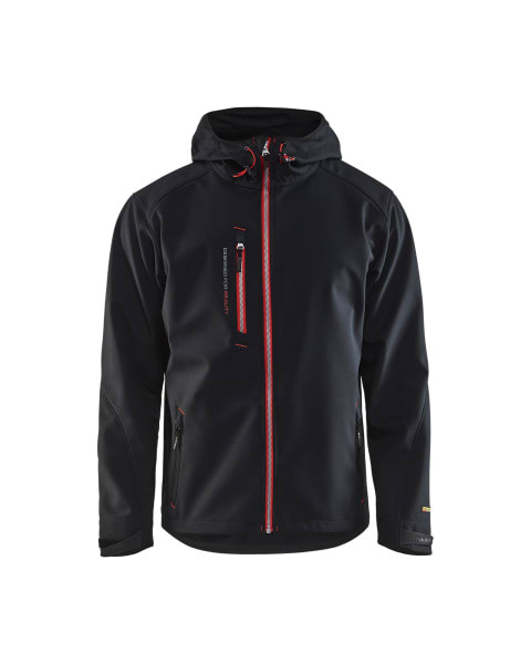BLAKLAEDER - Softshell JackeSchwarz/Rot M