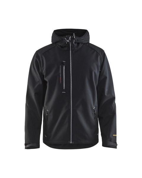 BLAKLAEDER - Softshell JackeSchwarz/Silber M