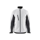 BLAKLAEDER - Softshell JackeWeiß/Dunkelgrau 4XL