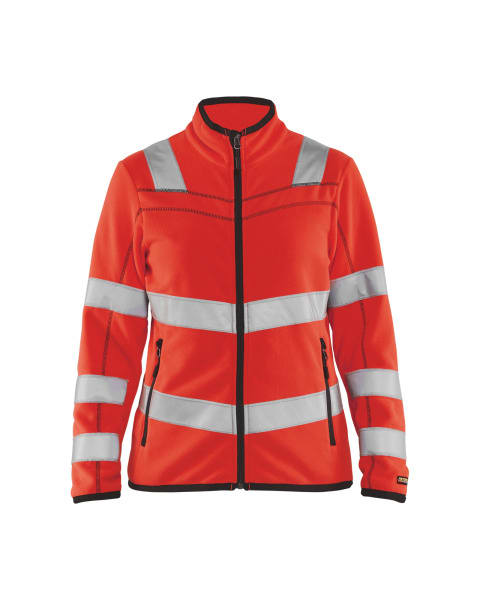 BLAKLAEDER - Damen High Vis Microfleece JackeHigh Vis Rot XL