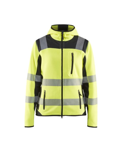 BLAKLAEDER - Damen High Vis StrickjackeHigh Vis Gelb/Schwarz L