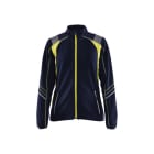 BLAKLAEDER - Damen Microfleece JackeMarineblau/ High Vis Gelb S