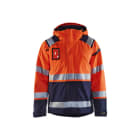 BLAKLAEDER - High Vis Shell JackeHigh Vis Orange/Marineblau XXXL