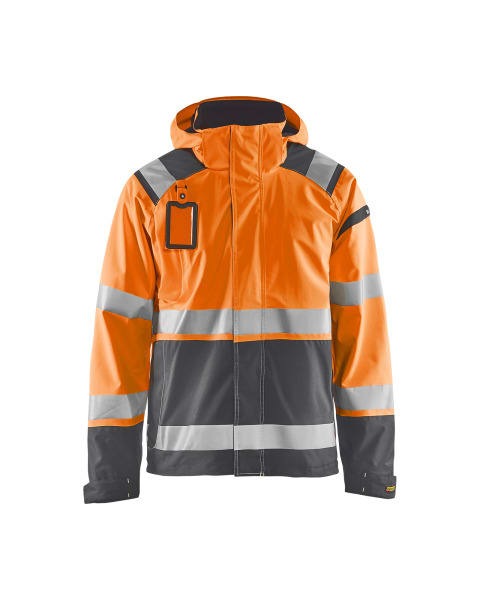 BLAKLAEDER - High Vis Shell JackeHigh Vis Orange/Mittelgrau XL