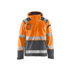 BLAKLAEDER - High Vis Shell JackeHigh Vis Orange/Mittelgrau XS