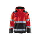 BLAKLAEDER - High Vis Shell JackeHigh Vis Rot/Schwarz M