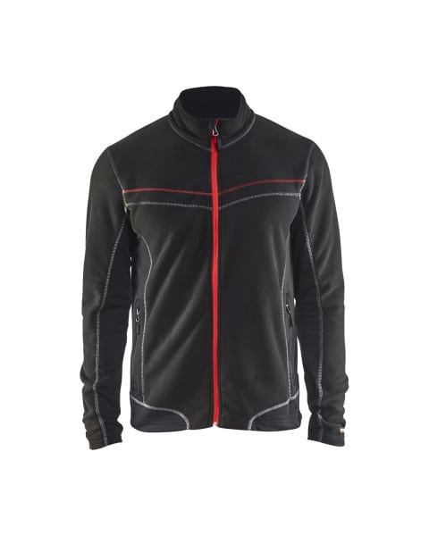 BLAKLAEDER - Microfleece JackeSchwarz M