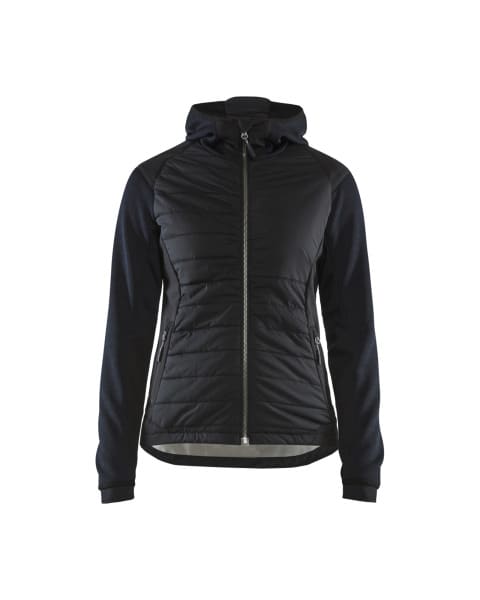 BLAKLAEDER - Damen Hybrid JackeDunkel Marineblau/Schwarz XS