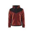 BLAKLAEDER - Strickjacke mit Softshell Rostrot/Schwarz XXS