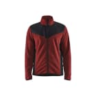 BLAKLAEDER - Strickjacke mit SoftshellRostrot/Schwarz XL