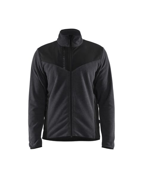 BLAKLAEDER - Strickjacke mit SoftshellDunkelgrau/Schwarz L