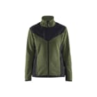 BLAKLAEDER - Damen Strickjacke mit SoftshellHerbstgrün/Schwarz S