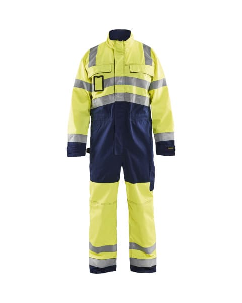 BLAKLAEDER - High Vis OverallHigh Vis Gelb/Marineblau C62