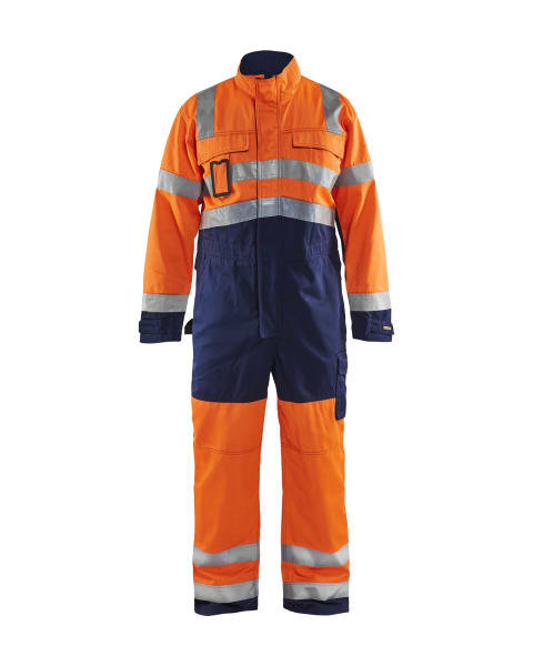 BLAKLAEDER - High Vis OverallHigh Vis Orange/Marineblau C46