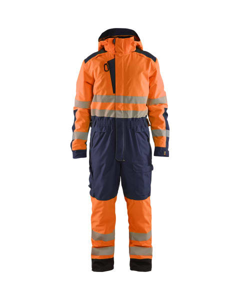 BLAKLAEDER - High Vis WinteroverallHigh Vis Orange/Marineblau LS