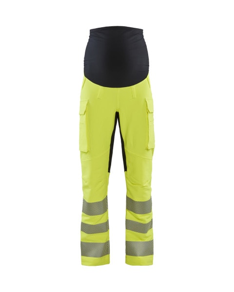 BLAKLAEDER - High Vis Umstandshose 4-Wege-Stretch High Vis Gelb/Schwarz XXL