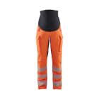 BLAKLAEDER - High Vis Umstandshose 4-Wege-Stretch High Vis Orange/Schwarz M