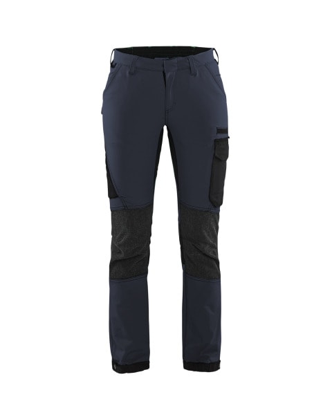 BLAKLAEDER - Damen Service Arbeitshose 4-Wege-Stretch Dunkel Marineblau/Schwarz D23