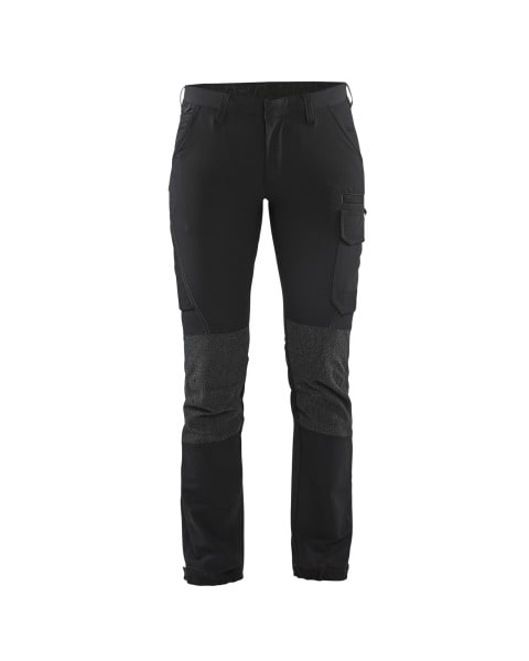 BLAKLAEDER - Damen Service Arbeitshose 4-Wege-Stretch Schwarz/Dunkelgrau C40