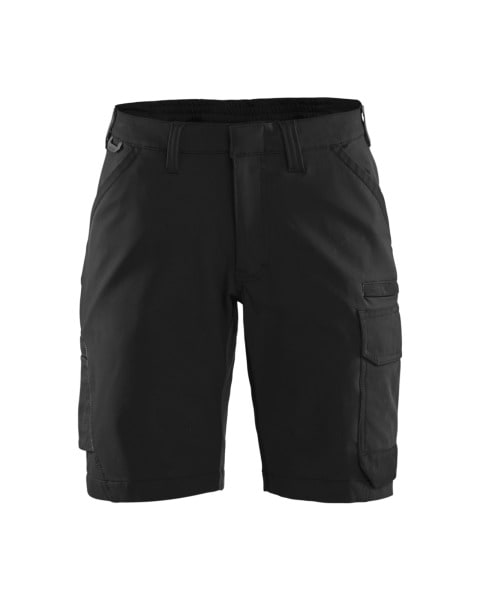 BLAKLAEDER - Damen Service Shorts 4-Wege-Stretch Schwarz/Dunkelgrau C48