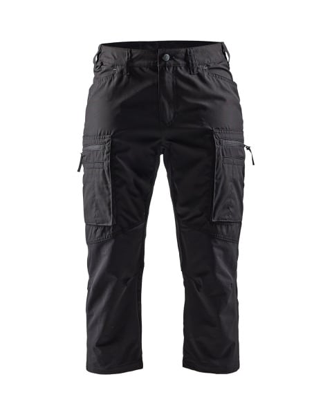 BLAKLAEDER - Damen Service Piratenhose mit Stretch Schwarz D24