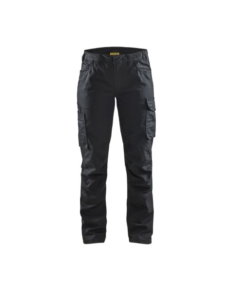 BLAKLAEDER - Damen Service Arbeitshose Stretch Schwarz/Schwarz D19